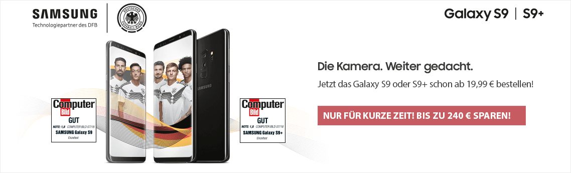Jetzt das Galaxy S9 vorbestellen