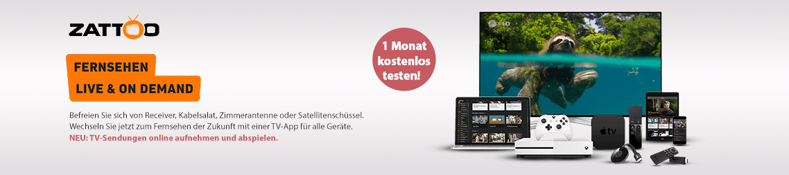 Zattoo Fernsehen live und on demand Zattoo
